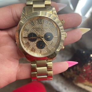 Michael Kors Gold Studded OverSized Watch